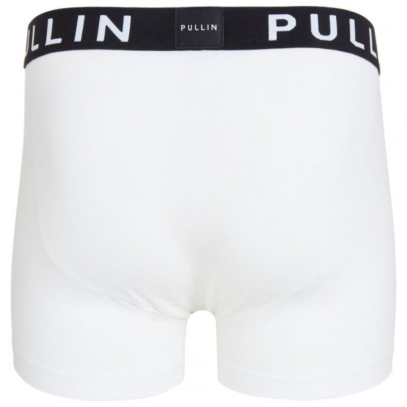 Boxer Homme UNI Blanc et Noir