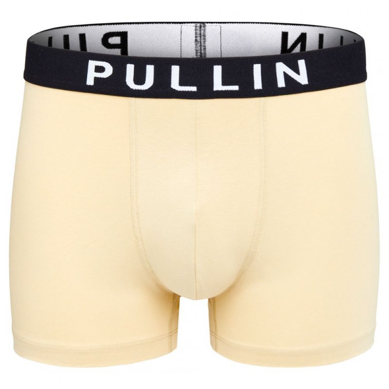 Boxer Homme UNI Jaune et Noir