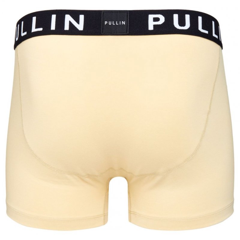 Boxer Homme UNI Jaune et Noir