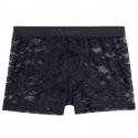 AUBADEMEN Boxer Homme Dentelle LACE Noir