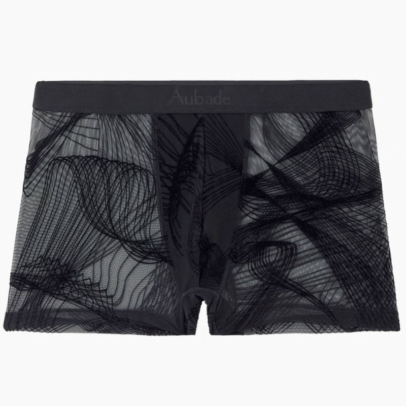 Boxer Homme WAVS Noir et Transparent