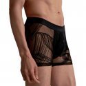 AUBADEMEN Boxer Homme Tulle WAVS Noir