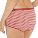 LOT DE 3 Boxer Sous-vêtements Femme ECOPACK MODE Rouge et Cerise