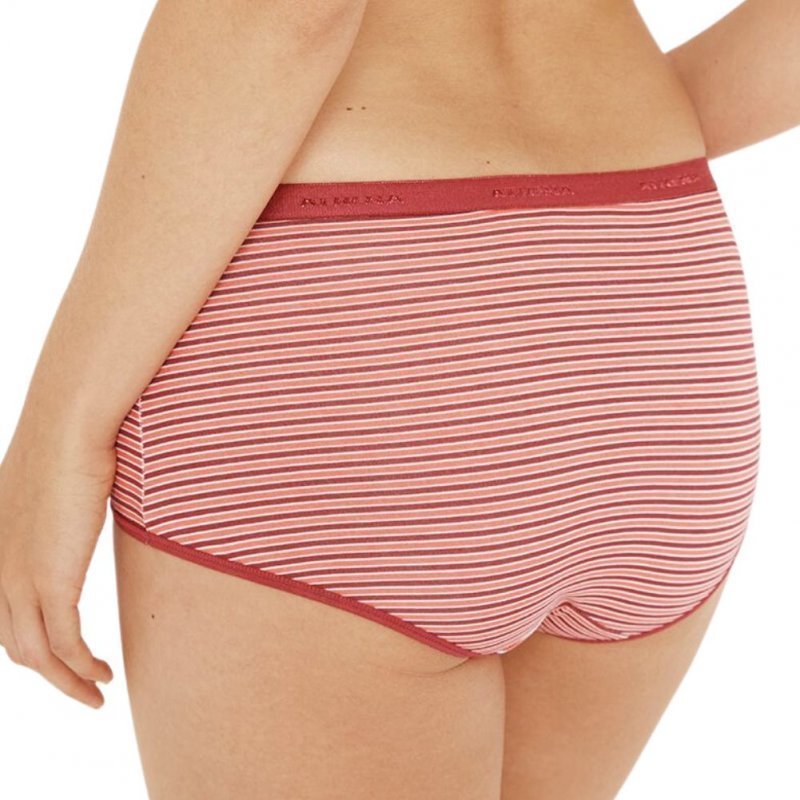LOT DE 3 Boxer Sous-vêtements Femme ECOPACK MODE Rouge et Cerise