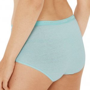 ATHENA Lot de 3 Boxers Femme Coton ECOPACK MODE Bleu Artic