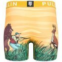 Boxer long Homme ATABLE Orange et Blanc