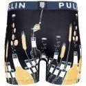 Boxer long Homme CHAMPAGNE Noir et Or