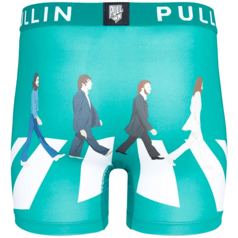 Boxer long Homme LONDON Vert et Blanc