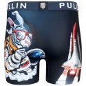 PULL IN Boxer Long Homme Microfibre SPACERAB Noir