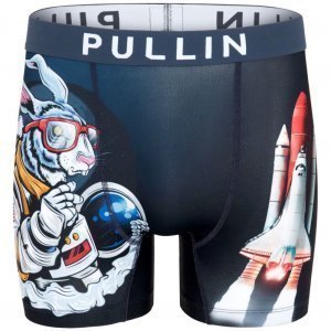 PULL IN Boxer Long Homme Microfibre SPACERAB Noir