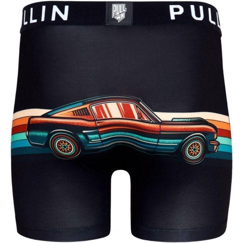 PULL IN Boxer Long Homme Microfibre STEEVE Noir