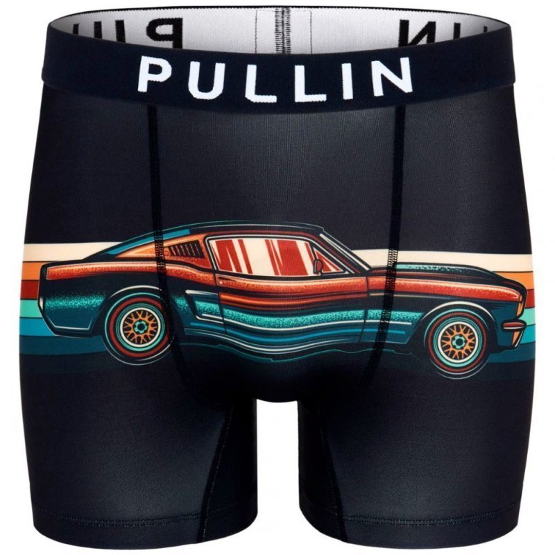 PULL IN Boxer Long Homme Microfibre STEEVE Noir