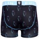 Boxer Homme SKULLRAIN Noir et Bleu