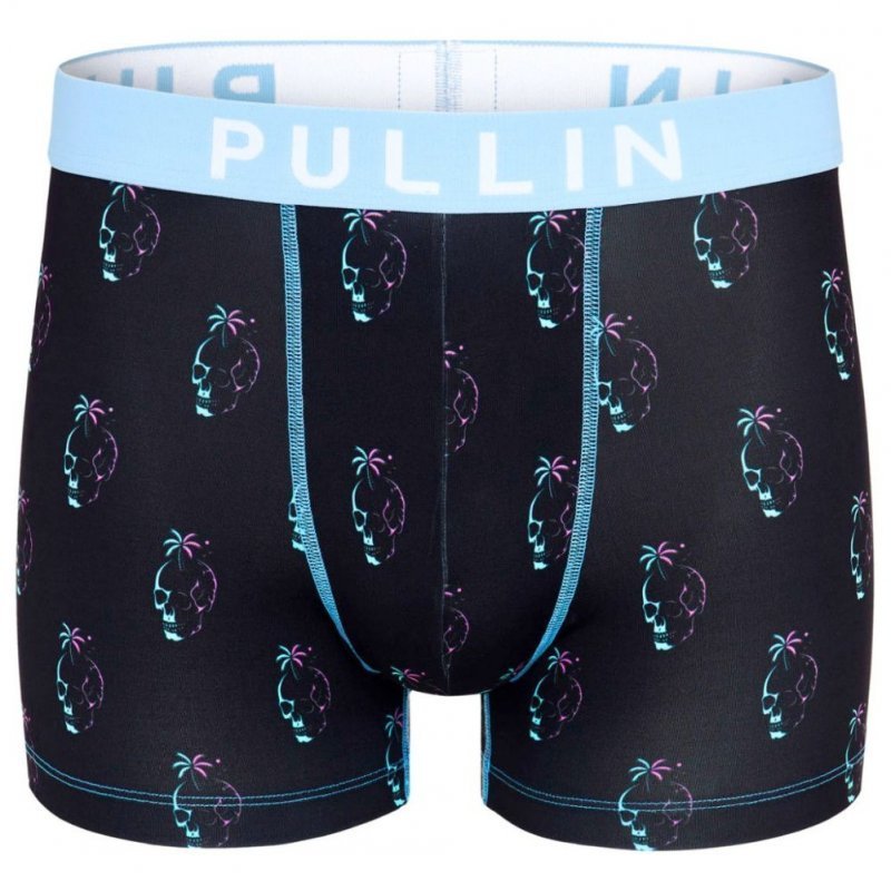 PULL IN Boxer Homme Microfibre SKULLRAIN Noir