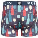 Boxer Homme SOFRENCH Bleu et Rouge