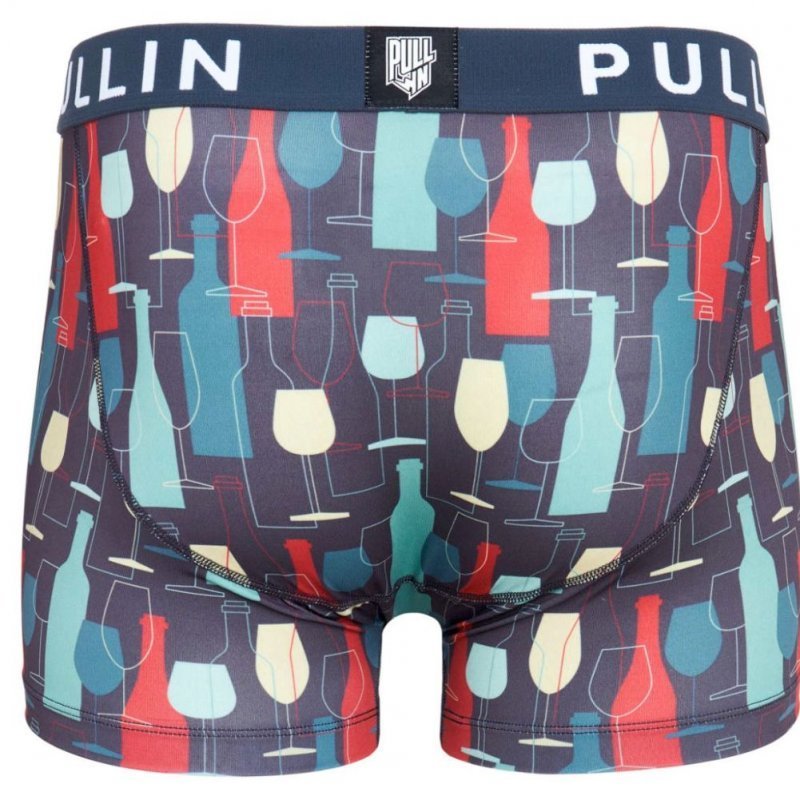 Boxer Homme SOFRENCH Bleu et Rouge
