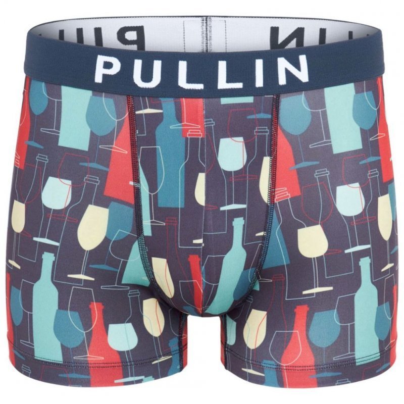 Boxer Homme SOFRENCH Bleu et Rouge