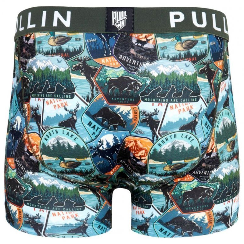 Boxer Homme YELLOWSTONE24 Bleu et Vert