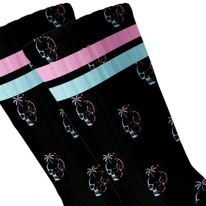 PULL IN Chaussettes Homme Coton SKULLRAIN Noir