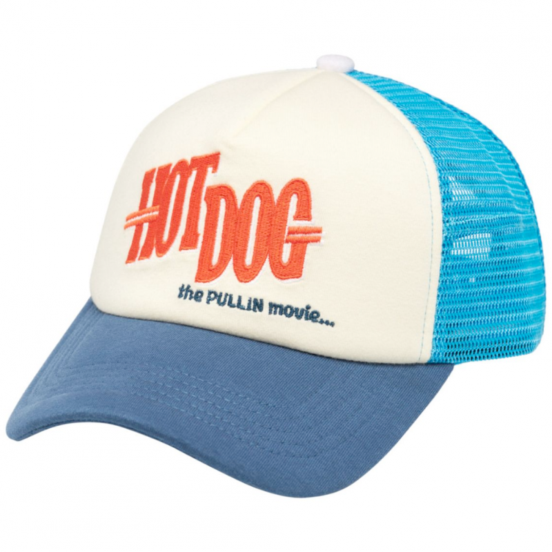 Casquette Homme HOTDOG Bleu et Blanc