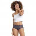 Boxer Femme PROTECT Bleu et Saumon