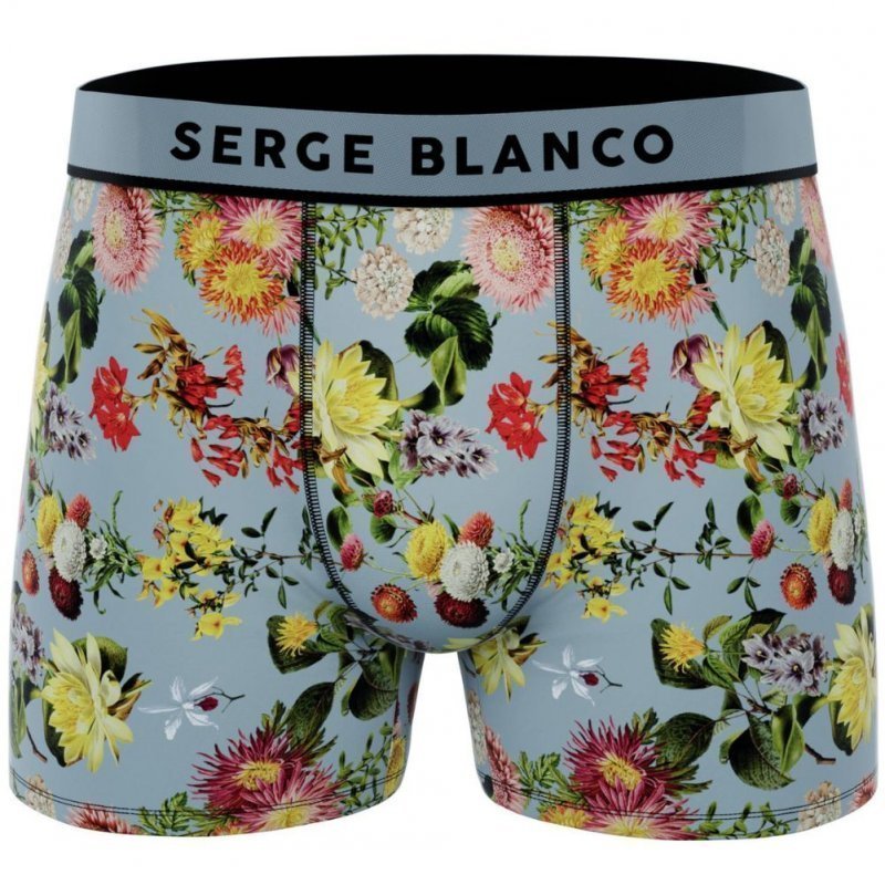 SERGE BLANCO Boxer Homme Microfibre SUBLASS3 Gris