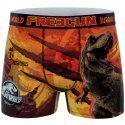 FREEGUN Boxer Homme Microfibre REX Orange Noir JURASSIC WORLD