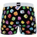 FREEGUN Boxer Homme Microfibre APE Noir Multicolore APERICUBE