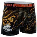 FREEGUN Boxer Homme Microfibre NDO Noir Orange JURASSIC WORLD