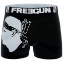 FREEGUN Boxer Homme Microfibre CORA5 Noir Blanc