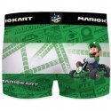 FREEGUN Boxer Homme Microfibre LUI Vert Blanc MARIO KART