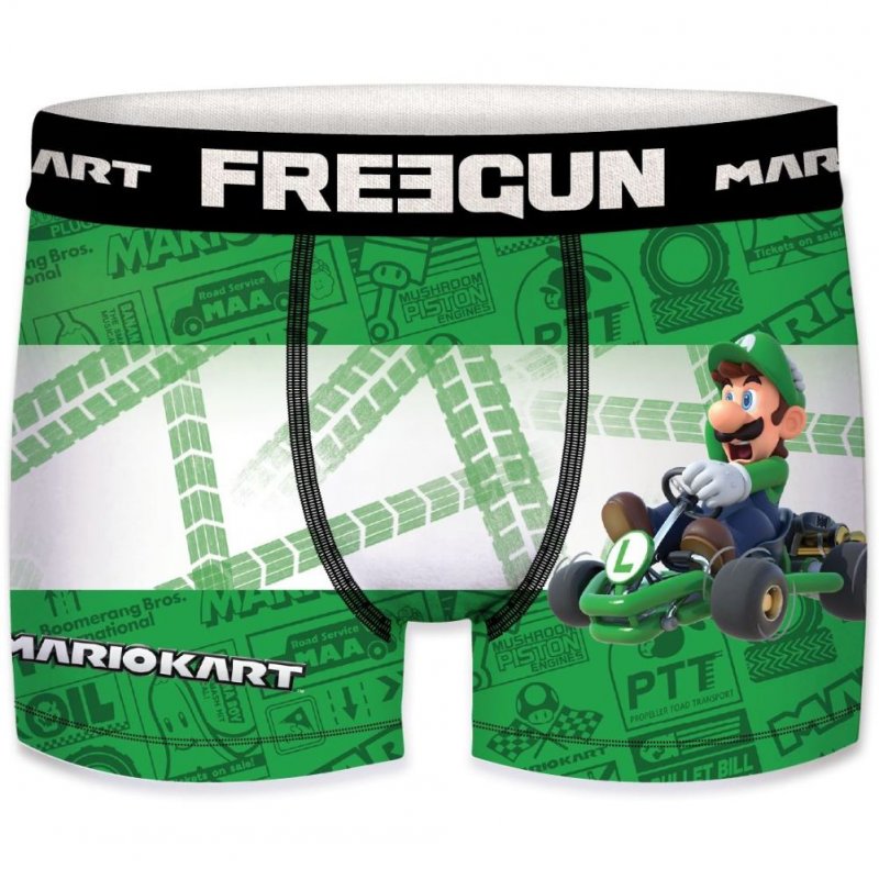 Boxer Homme LUI Vert et Blanc