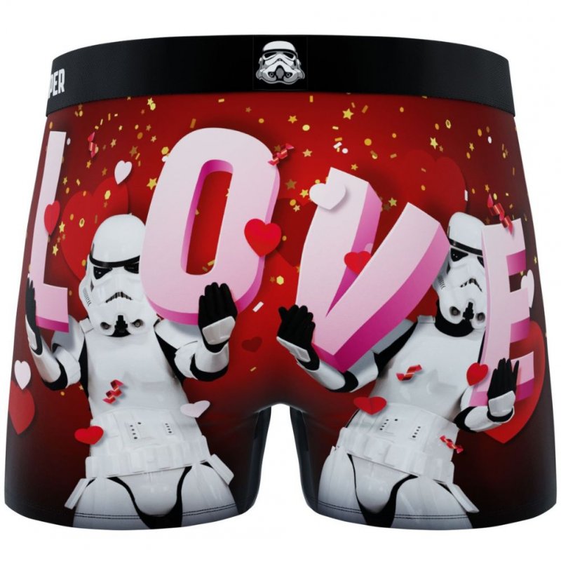 Boxer Homme LOV Rouge et Blanc
