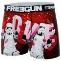 FREEGUN Boxer Homme Microfibre LOV Rouge Blanc STAR WARS