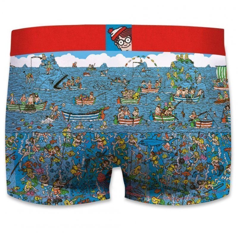 Boxer Homme DEE Bleu et Rouge
