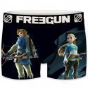 FREEGUN Boxer Homme Microfibre ZEL Noir ZELDA