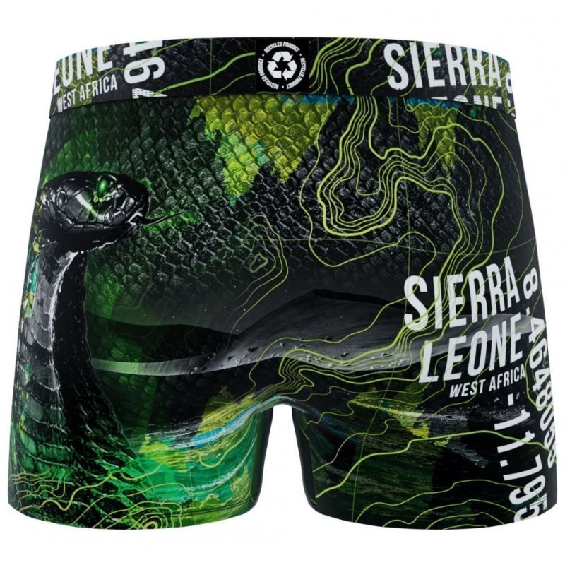 Boxer Homme SNA Vert et Noir