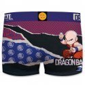 FREEGUN Boxer Homme Microfibre KRI Bleu Violet DRAGON BALL Z