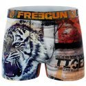 Boxer Homme TIG Noir et Orange