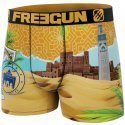 FREEGUN Boxer Homme Microfibre recyclée MAR Orange PREMIUM