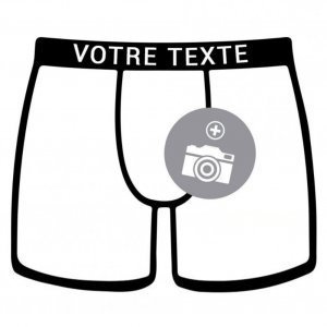 HERITAGE Boxer long homme Microfibre 100% PERSONNALISABLE Fabriqué en France