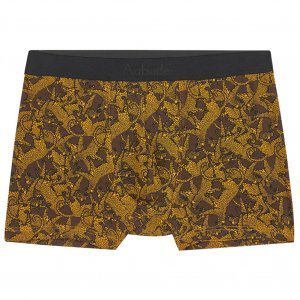 AUBADEMEN Boxer Homme Coton bio GUEP Marron Jaune