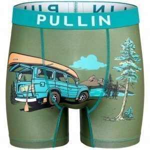 PULL IN Boxer Long Homme Microfibre CANO Kaki