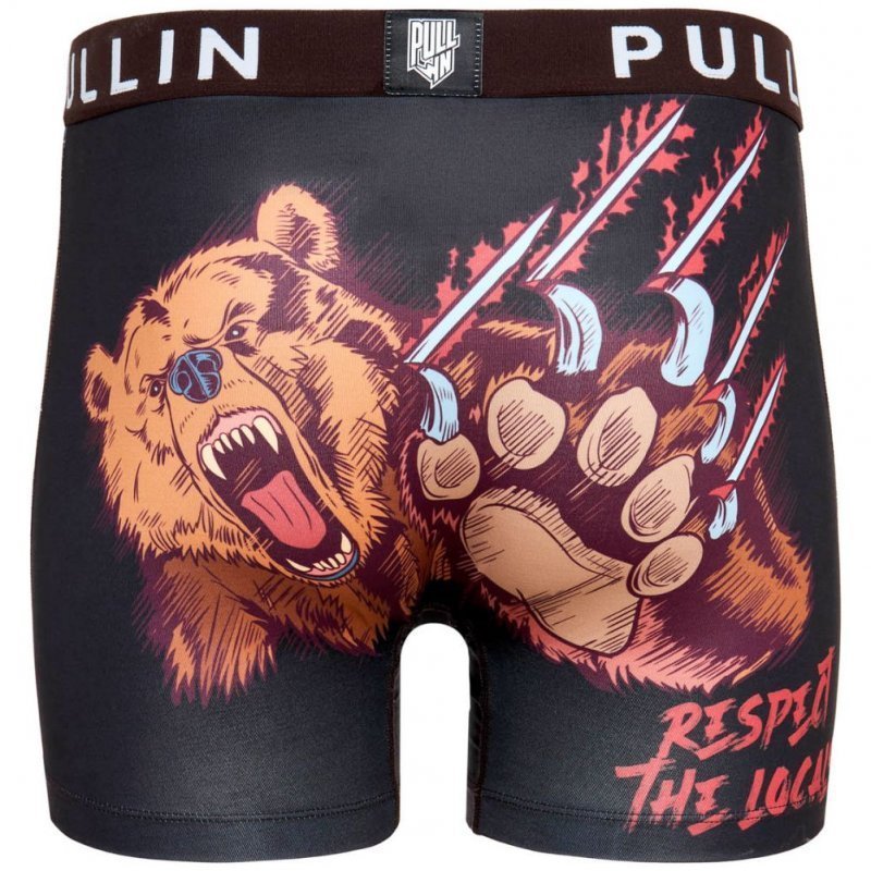 Boxer long Homme LOCALS Noir et Marron