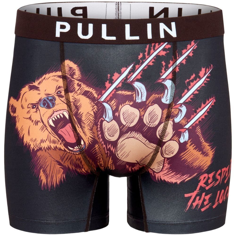 Coupe Homme Calecon Homme Mi Long Boxer Long Homme LOCALS Noir Et