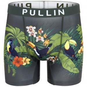 PULL IN Boxer Long Homme Microfibre PAPEETE Noir