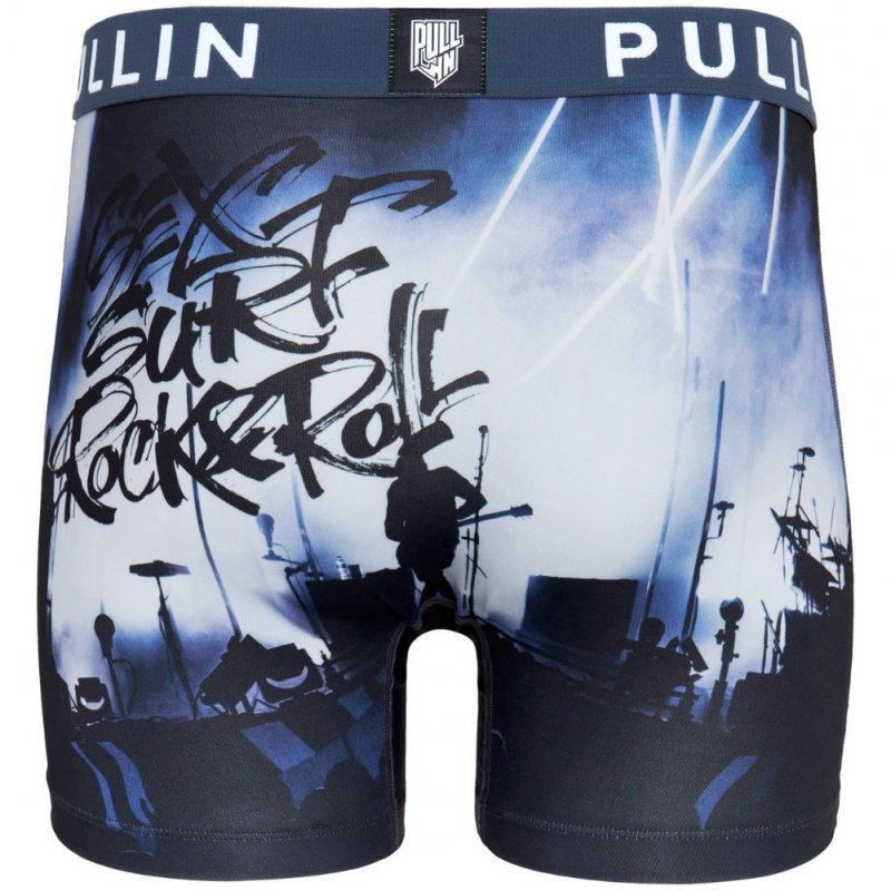 Boxer long Homme SSR Gris et Noir