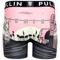 Boxer long Homme VENICE23 Rose et Noir