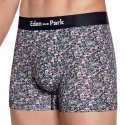 EDEN PARK Boxer Homme Coton FLORAL Rose Marine