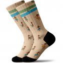 PULL IN Chaussettes Homme Coton HGIRLS Beige